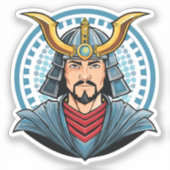 Japanese samurai aufkleber (Vorderseite)