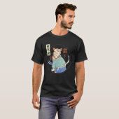 Japanese Samurai Cat Japan Aesthetic Japan Art T-Shirt (Vorne ganz)