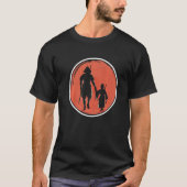 Japanese Samurai Dad & Son Japanese Sun Japan T-Shirt (Vorderseite)