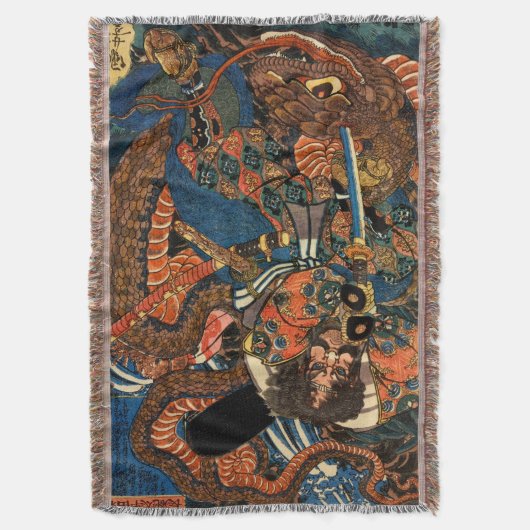 JAPANESE SAMURAI DECKE (Vorderseite Vertikal)