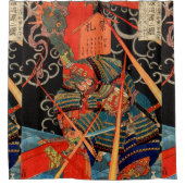JAPANESE SAMURAI DUSCHVORHANG (Vorderseite)