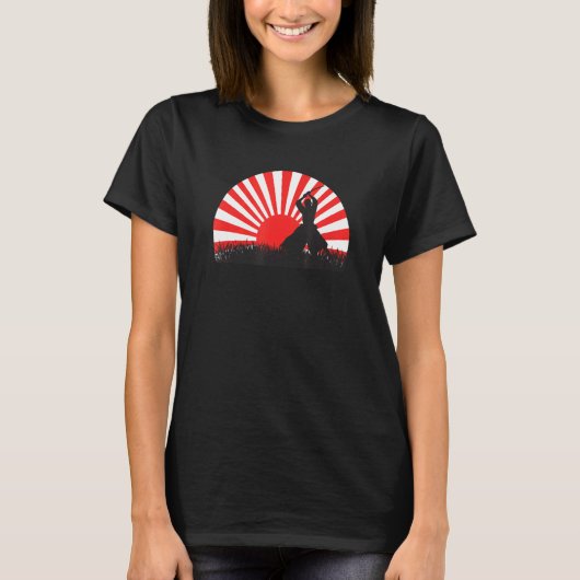 Japanese samurai ninja swordsman T-Shirt (Vorderseite)