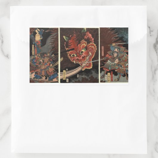 JAPANESE SAMURAI STICKER (Tasche)