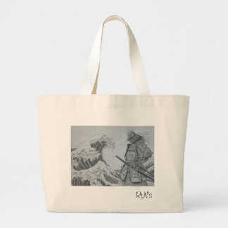 Japanese Samurai&Ukiyoe tote bag Jumbo Stoffbeutel