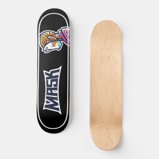 Japanese Skateboard, Black Japanese Skateboard. Skateboard (Vorderseite)