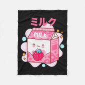 Japanese Strawberry Milk - Nk Strawberry Milk Shak Fleecedecke (Vorderseite)