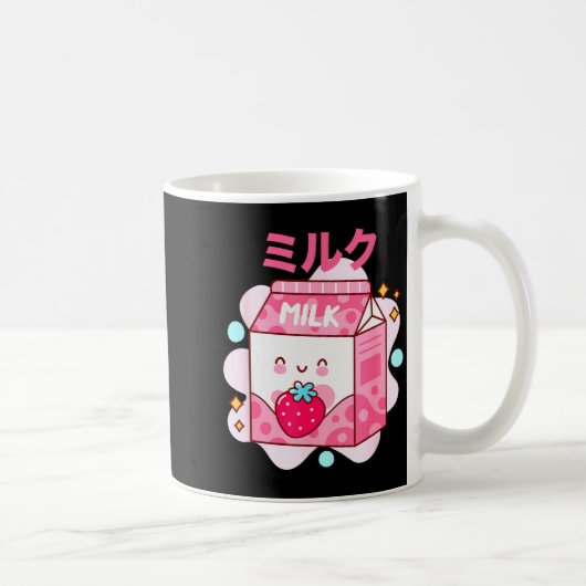 Japanese Strawberry Milk - Nk Strawberry Milk Shak Kaffeetasse (Rechts)