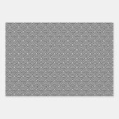 Japanese Style Fish Scales Pattern Geschenkpapier Set (Vorderseite 3)