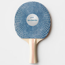 Japanese Style Table Tennis, Personalized Name 