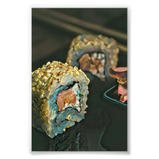 Japanese sushi fotodruck (Vorne)