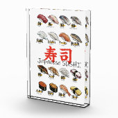 Japanese SUSHI illustration design Fotoblock (Rechts)