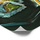 Japanese sushi poster (Ecke)