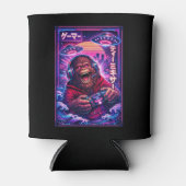 Japanese Synthwave Sci Fi UFO Bigfoot Cool Gamer Dosenkühler (Vorderseite)