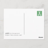 Japanese terrier paper-cutting /日本テリア・切り絵 トートバッグ postkarte (Rückseite)