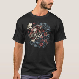 Japanese Tiger Spirit – Power and Elegance T-Shirt