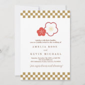 Japanese Touch Bridal Einladung (Vorderseite)