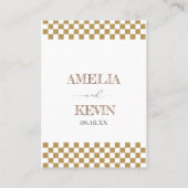 Japanese Touch Bridal Platzkarte (Rückseite)