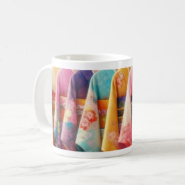 Japanese Traditional kimono cool colorful Kaffeetasse