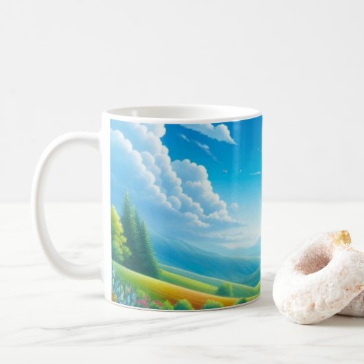 japanese traditional vintage kaffeetasse (Mit Donut)