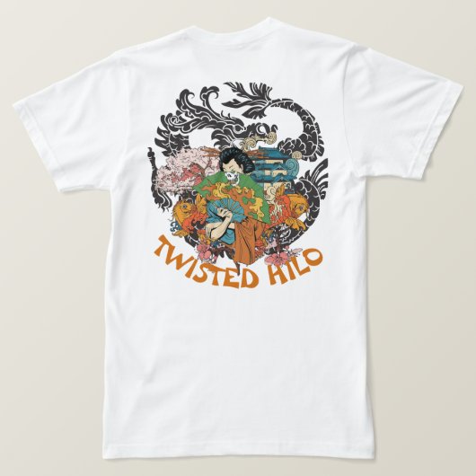 JAPANESE TWISTED HILO TSHIRT (Design Rückseite)