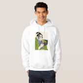 Japanese Ukiyoe Style Modern Gaming Kabuki Actor Hoodie (Vorne ganz)