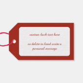 Japanese Vase, Roses, Anemones by Vincent van Gogh Geschenkanhänger (Rückseite Horizontal)