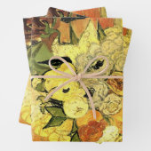 Japanese Vase, Roses, Anemones by Vincent van Gogh Geschenkpapier Set (Beispiel)