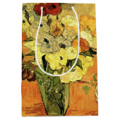 Japanese Vase, Roses, Anemones by Vincent van Gogh Mittlere Geschenktüte (Vorderseite)