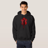 Japanese Vintage Bushido Samurai Hoodie (Vorne ganz)