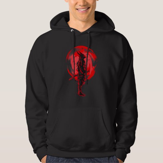 Japanese Vintage Bushido Samurai Hoodie (Vorderseite)