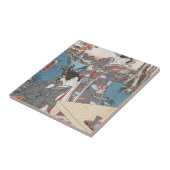Japanese vintage ukiyo-e geisha fliese (Seite)