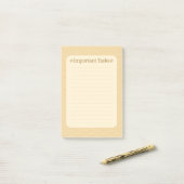 Japanese Wave Pattern- Important Task Post-it Klebezettel (Auf Schreibtisch)