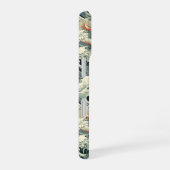 Japanese Wave Pattern Monogrammed iPhone 16 Hülle (Rechte Seite)