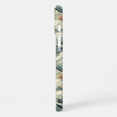 Japanese Wave Pattern Monogrammed iPhone Hülle (Linke Seite)