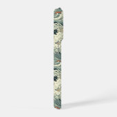 Japanese Wave Pattern Monogrammed iPhone Hülle (Rechte Seite)