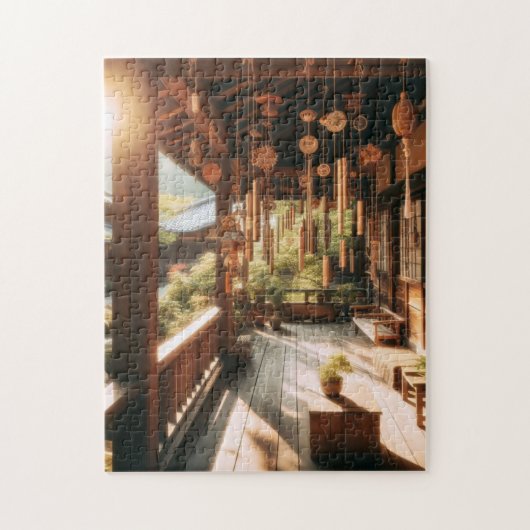 Japanese Wind Chimes – Serene Porch Puzzle (Vertikal)