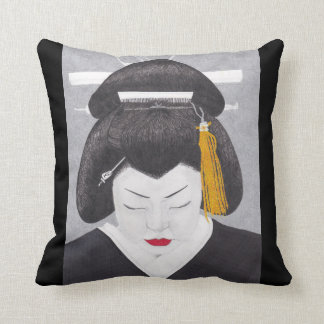 Japanese Woman Cushion Kissen