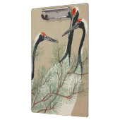 Japanese woodblock-print Cranes - Kamisaka Sekka Klemmbrett (Links)