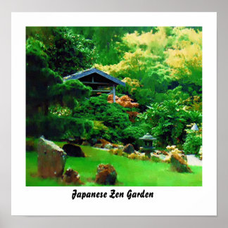 Japanese Zen Garden Poster