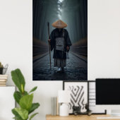 Japanese Zen Monk Poster (Heimbüro)