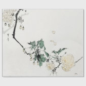 JAPANESISCHE BLUME-Umschlagpapier Geschenkpapier (Flach)