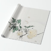 JAPANESISCHE BLUME-Umschlagpapier Geschenkpapier (Ungerollt)