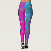 JAPANESISCHE DESIGN DOT PINK Leggings (Rückseite)