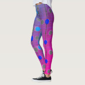 JAPANESISCHE DESIGN DOT PINK Leggings (Links)