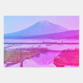 JAPANESISCHES BERGDRUCKEN-Set Geschenkpapier Set (Vorderseite 2)