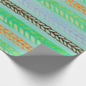 JAPANESISCHES WOODBLOCK PATTERN-PAPIER GESCHENKPAPIER (Ecke)