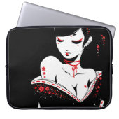 _japanesque_red laptopschutzhülle (Vorderseite)