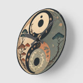 Japanisch 8 runde wanduhr (Winkel)