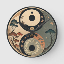 Japanisch 8 runde wanduhr