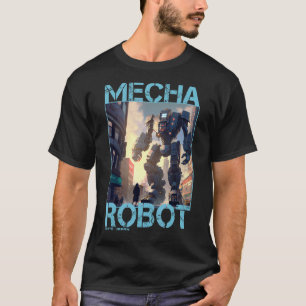 Japanisch AI Gigant MECHA ROBOT Scifi aus futurist T-Shirt